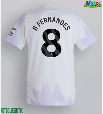 Manchester United Bruno Fernandes #8 Bortatröja 2025-26 Kortärmad